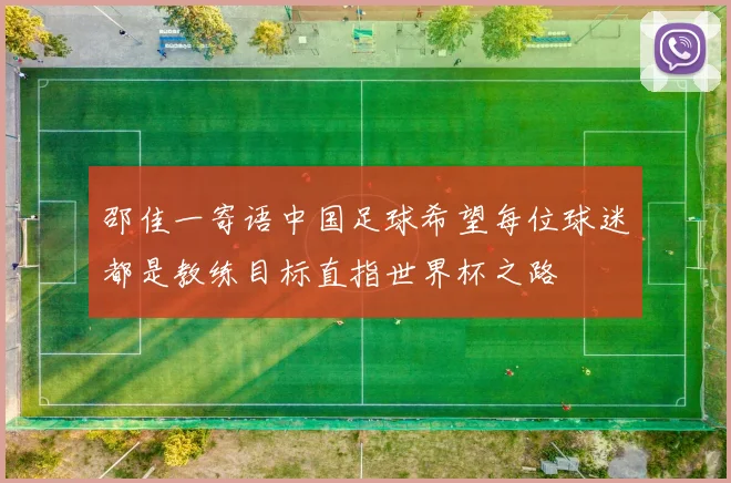 邵佳一寄语中国足球希望每位球迷都是教练目标直指世界杯之路